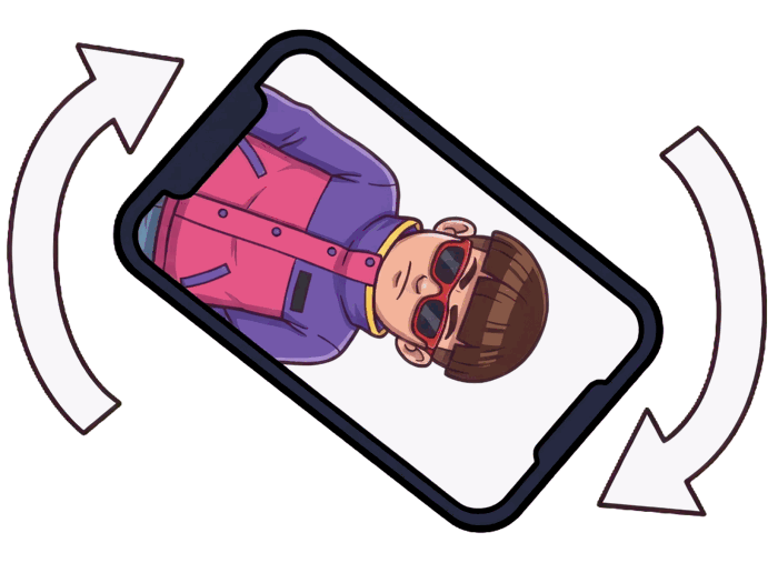 Rotate your phone